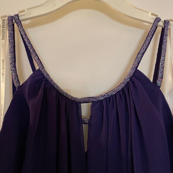 Purple Cocktail Dress - Picture 4 of 7